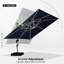 365cm Lighted Cantilever Parasol-1957270204
