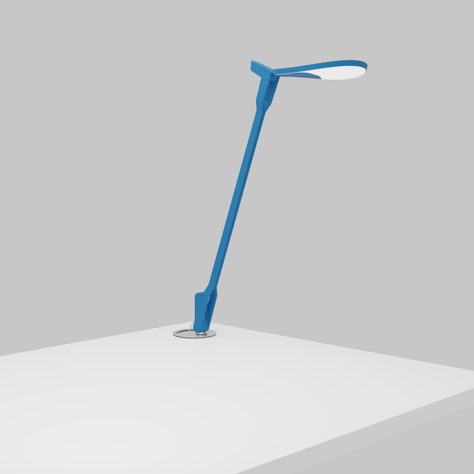 Splitty Metal USB Desk Lamp, Matte Pacific Blue