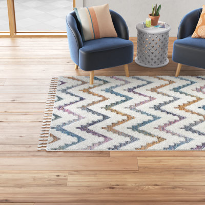 Mercedes MercedesPower Loom Chevron Area Rug 