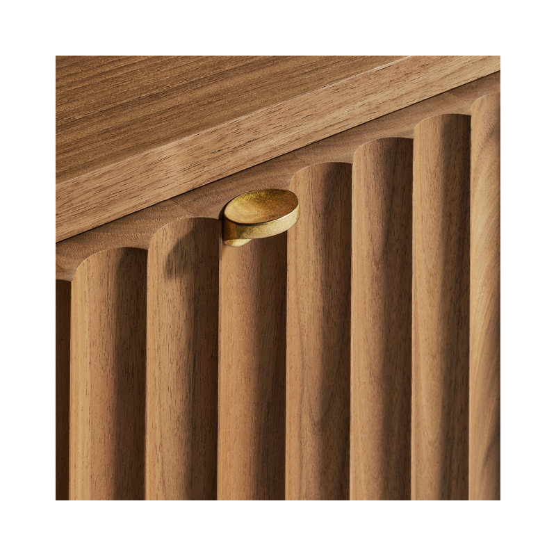 Murmur 80'' W Solid Wood Sideboard, Walnut