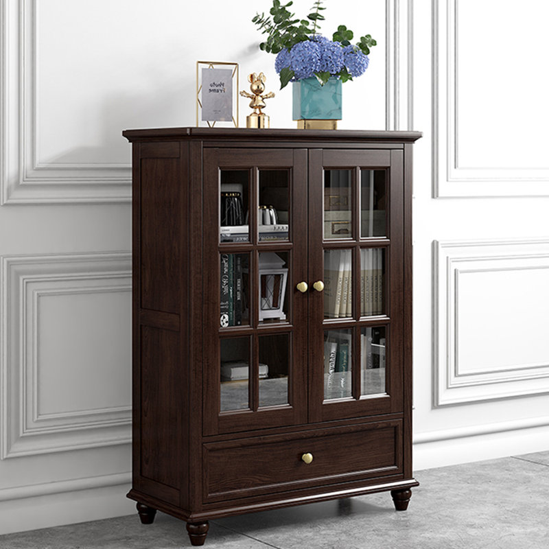 Bibliothèque luxueuse et rétro de style américain
