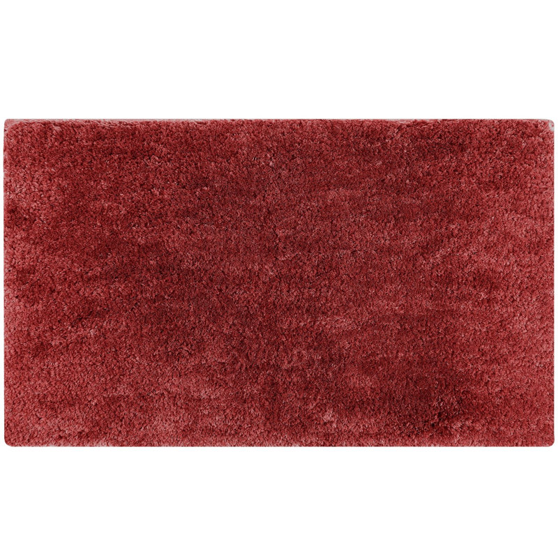 Better Trends Haven Collection 100% Polyester 2100 GSM Bath Runner Rug, Non-Slip TPR Backing , 20" x 60" Soft, Absorbent & Quick Dry Rug for Bathroom, Shower, Tub, Red