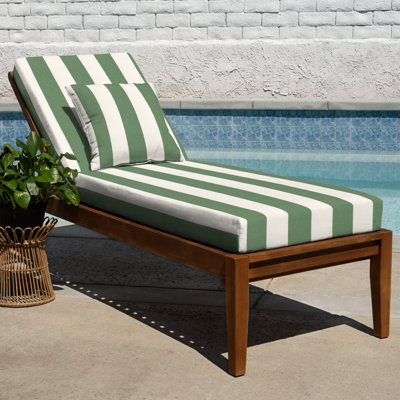 Outdoor Chaise Lounge Cushion – Weather-Resistant, Reversible, Plush Comfort - Basics by Wayfair™