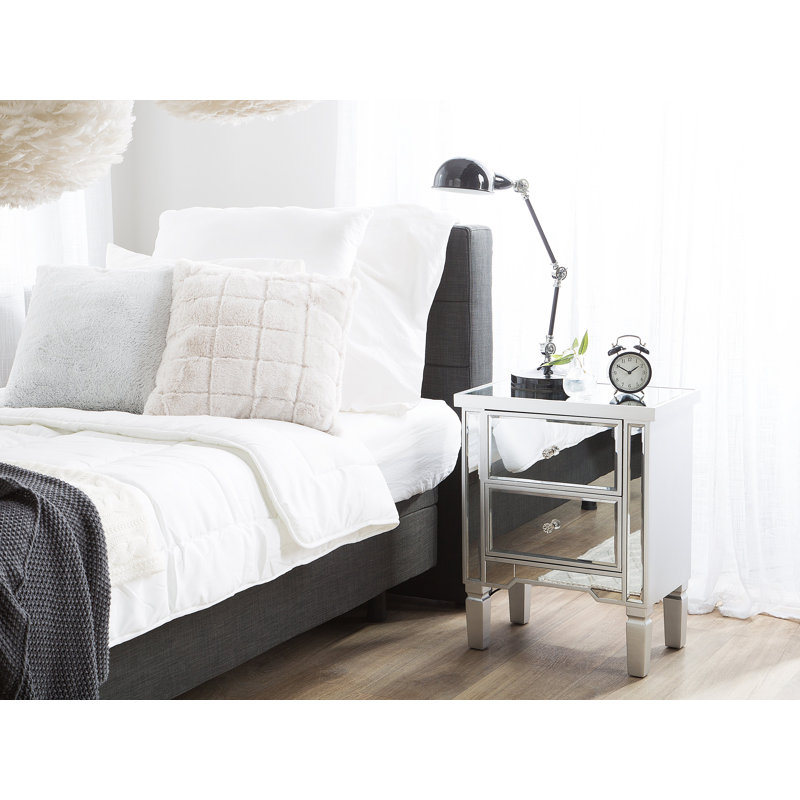 Juniper 49cm W Manufactured Wood Bedside Table
