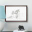 Horse by the Gate by Jean Bernard - Picture Frame Drawing Print-55578975-55578974