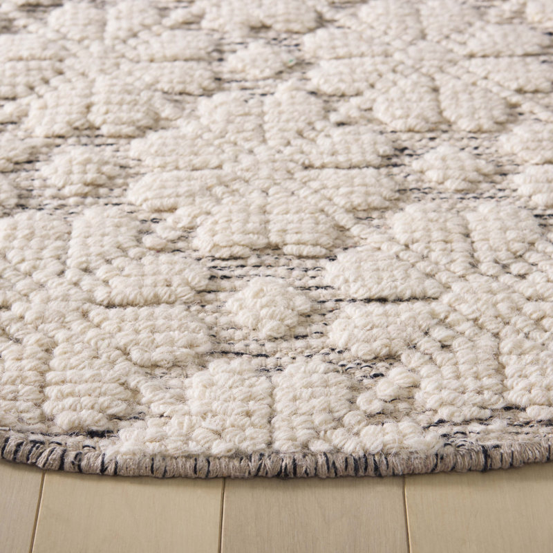 Martha Stewart Hand Woven Wool Rug, Round 6'