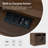 Waynesville Modern 30"W 3-Drawer Oak Wood Fully Assembled Nightstand with Built-In Powerstation and USB-123140238