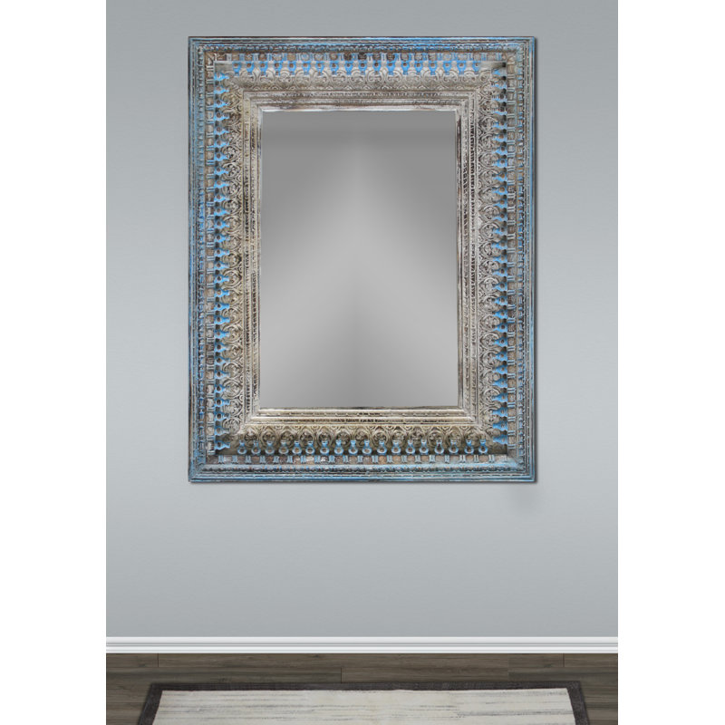Keepler Wood Rectangle Wall Mirror