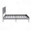 Structure de lit plateforme tapissier - avec tête de lit, aucun sommier requis, rangement sous le lit 14 po-142255952-142255956