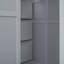 Full Size Loft Bed With Wardrobe,Desk And Shelves-1476824703