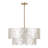 24" 5-Light Scalloped Capiz Shell Drum Chandelier-1842962787