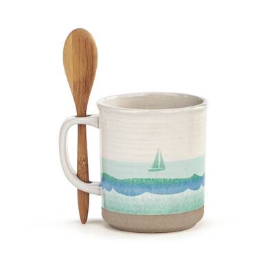 Godinger Silver Art Co Godinger Seaside Coastal Coffee Mug & Reviews