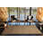 Woven Base and Washable Carpet with Knot Themed Patterns in Wicker Tones-2089681332