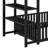 Metal House Bed With Detachable Shelves-1125106454