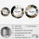 Elleana Metal Round Mirror