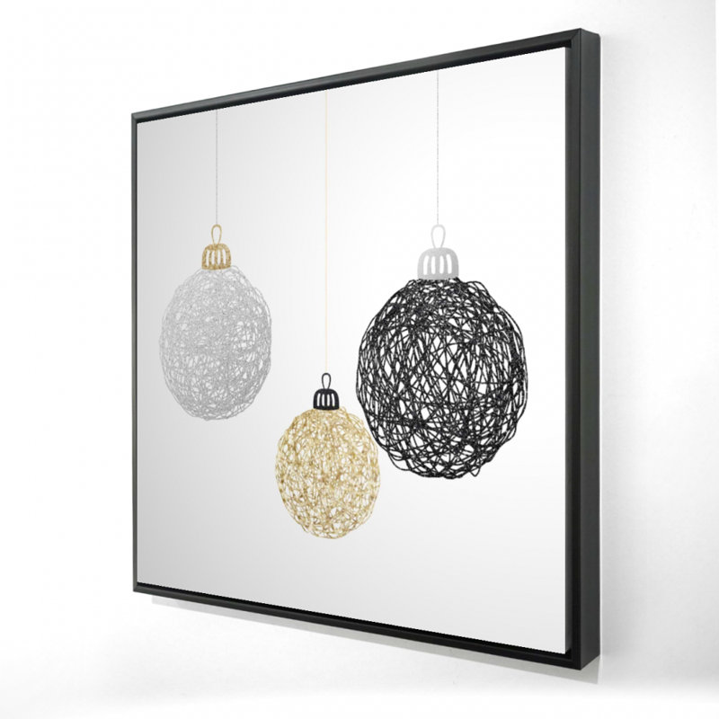 " Three Christmas Balls "