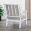 Fauteuil Spindle, finition blanche, tissu cachemire taupe-225537466-225537467
