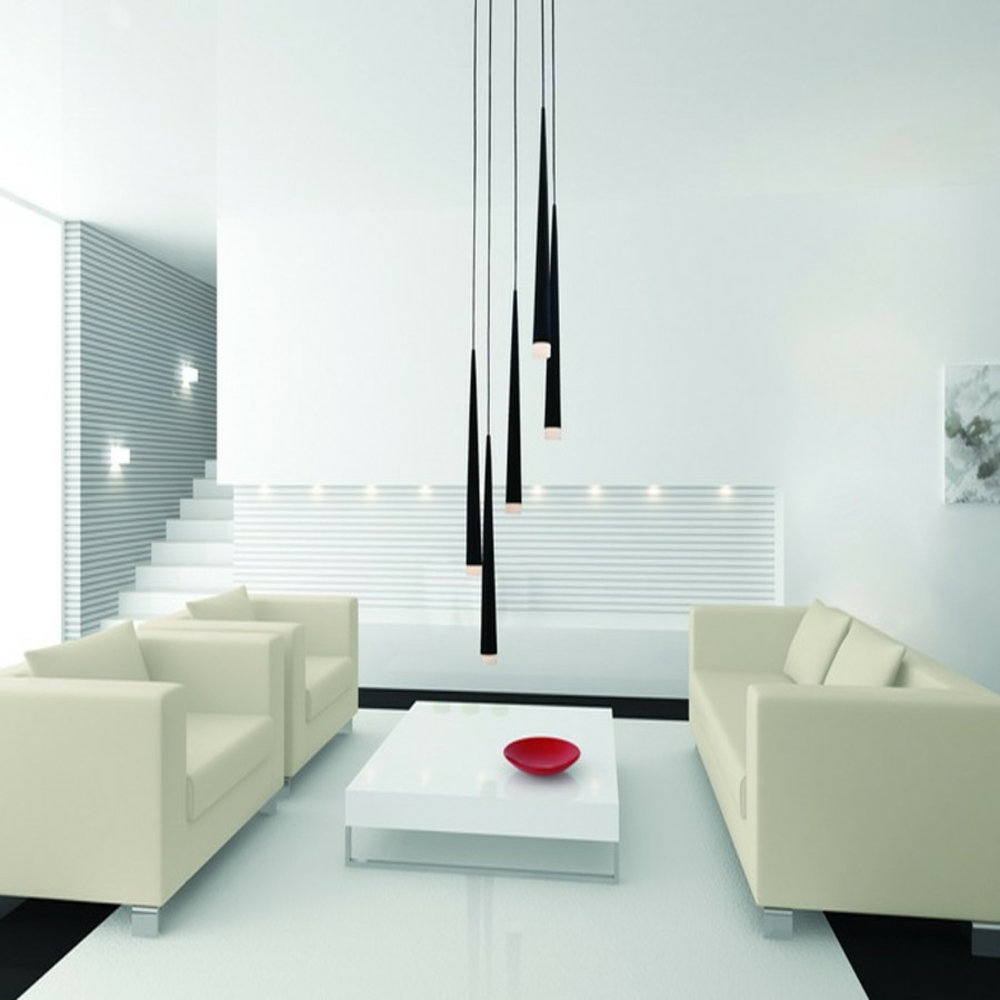 Stylo 5 - Light Chrome Cluster Pendant