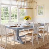 Hues Solid Wood Dining Table