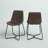Alivia 19'' H Faux Leather Upholstered Metal Side Chair-382369864