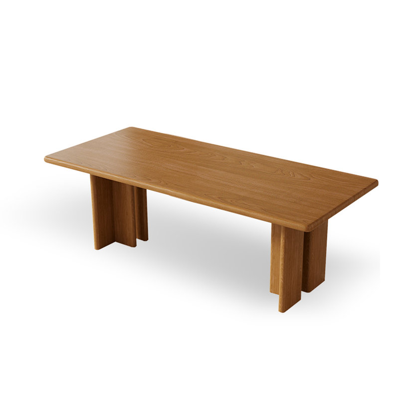Brown Rectangular Solid wood Butterfly Leaf Dining Table, 29.53”H x 78.74”L x 31.50”W
