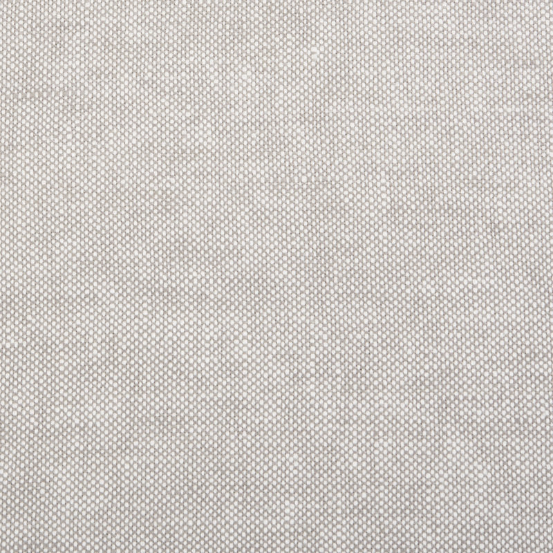 Transitional Grey and White Linen Upholstered Parsons Side Chair