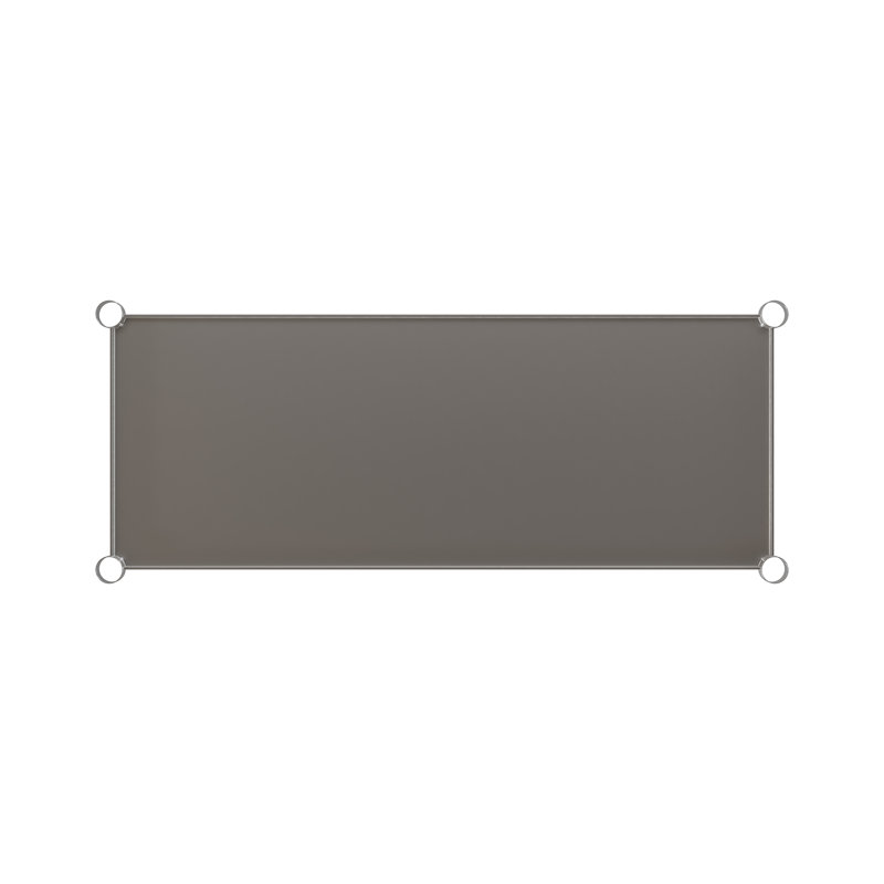 Galvanized Steel Adjustable Add-On Work Table Restaurant Shelf for Work Tables, 24" x 48"