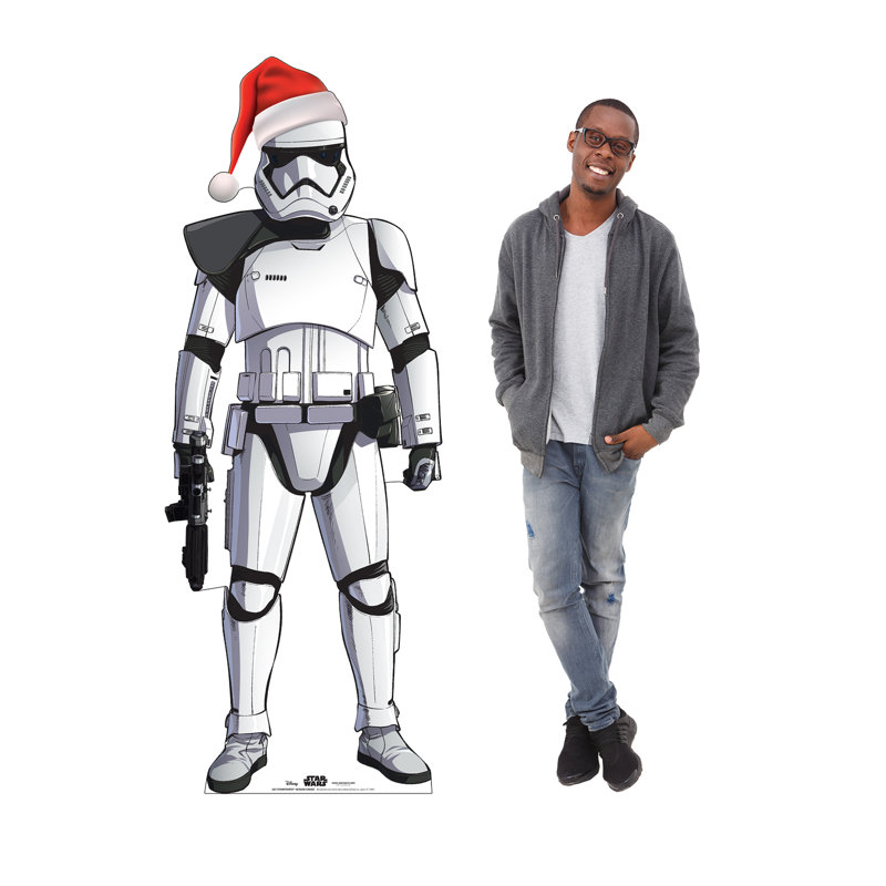 Accroche en carton pour l’extérieur fêtes stormtrooper