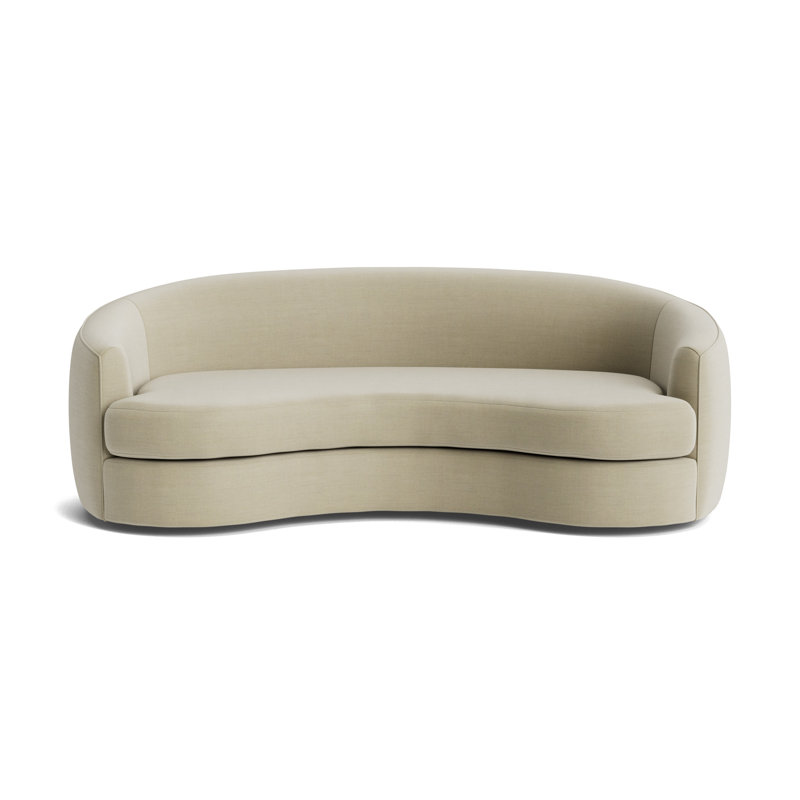 Giselle 85 Sofa, Performance Linen - Flax