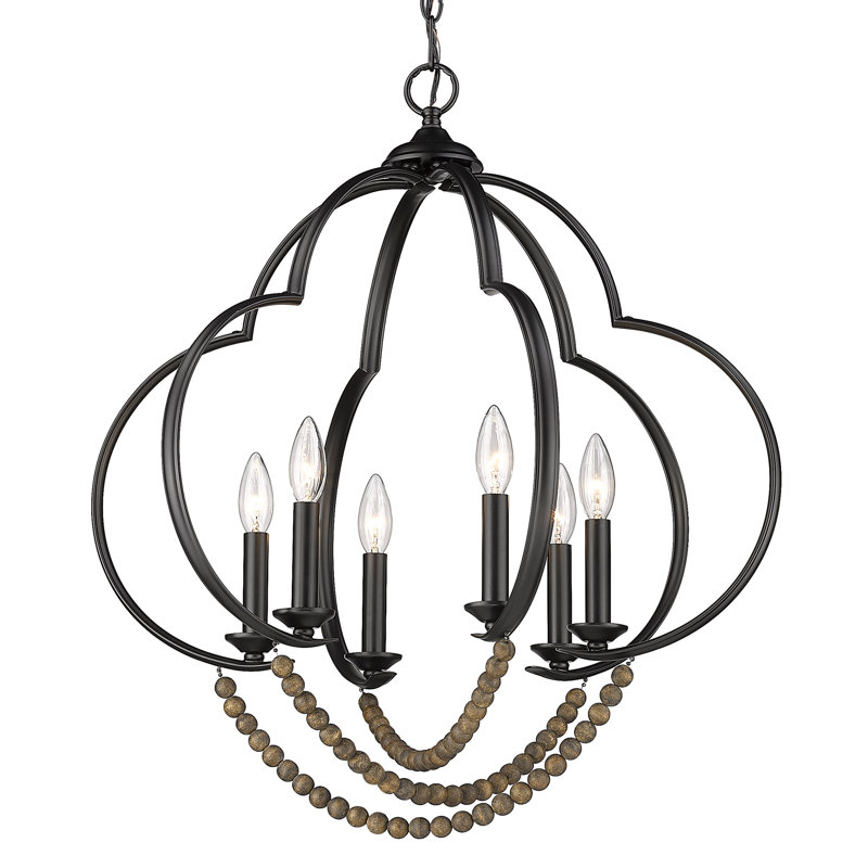 Luminaire suspendu 6 lumières Mckenny