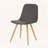 Gila Woven Wicker Dining Chairs Set of 2 with Iron Frame