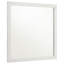 Miroir rectangulaire pour commode Dex, verre non biseauté, mélamine bois noir-114733245