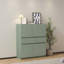 Armoire de rangement polyvalente en bois avec 4 portes et 2 tiroirs pour une organisation efficace et une esthétique moderne
