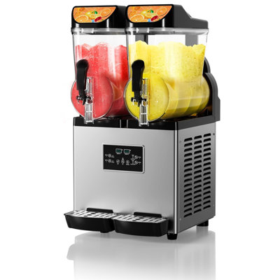 30L Double Tank Frozen Drink Machine – 8 Gallon Slushy Maker with Digital Controls