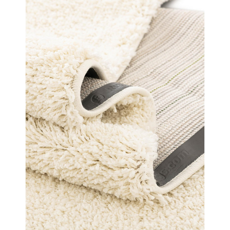 Tapis décoratif, Rectangulaire 8 pi x 10 pi, Ivoire ivoire
