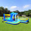 Jardin gonflable avec trampoline et parc aquatique gonflable 8 en 1
