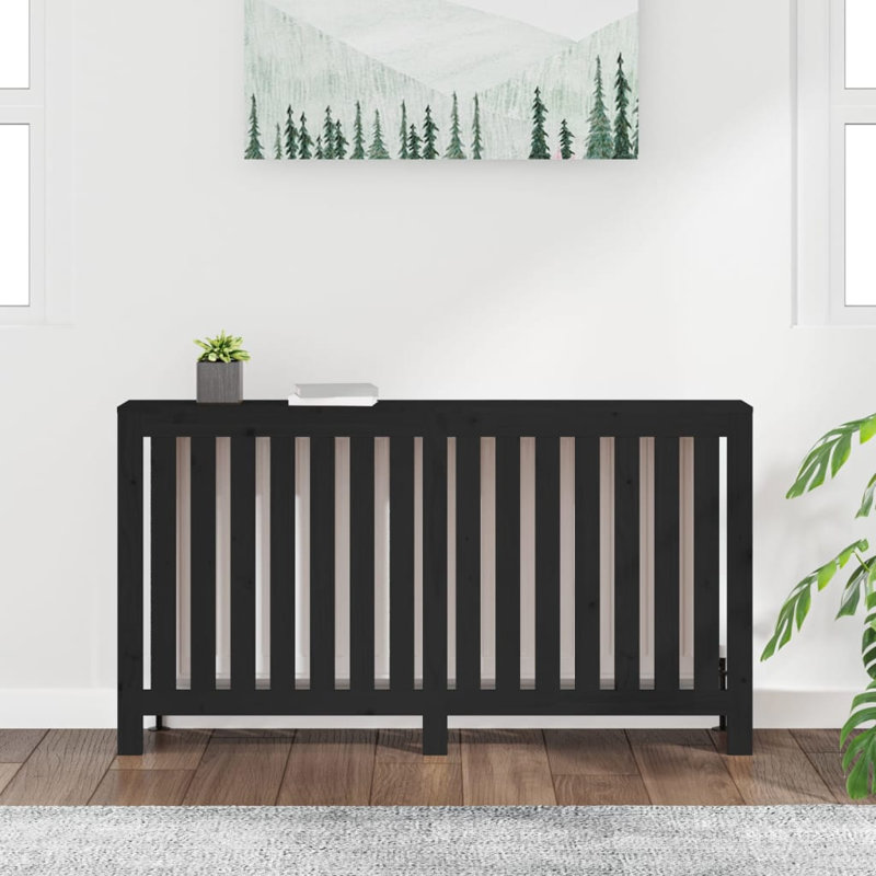 Kylieanne Radiator Cover, 84cm H x 153cm W x 19cm D, White