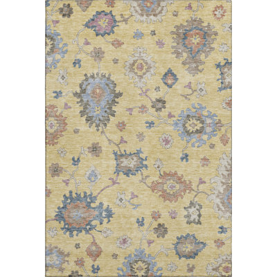 Premium Machine Washable Jaylin AMF1218 Global Rug