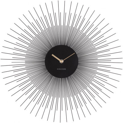 Peony Metal Wall Clock