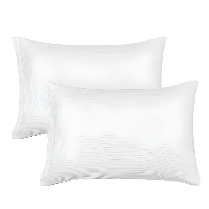 4 Layer Cotton Muslin Pillowcases (Set Of 2), 20"H x 36"W, White