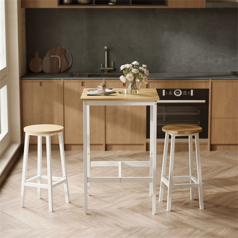 Metal Base Dining Table