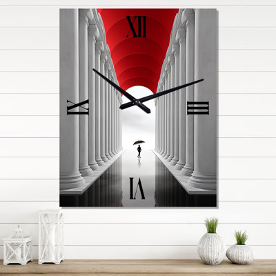 Horloge murale abstraite