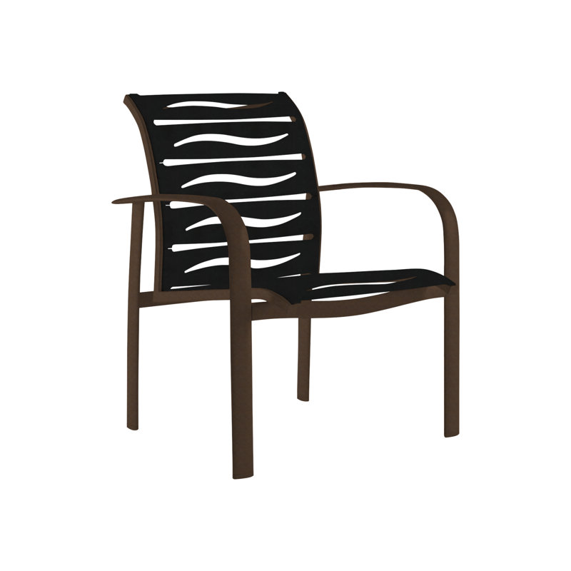 Fauteuil de patio Laguna Beach EZ Span ™ Laguna, Obsidienne, Greco