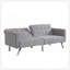 Canapé-lit Canapé-lit convertible gris clair pliable-118043662