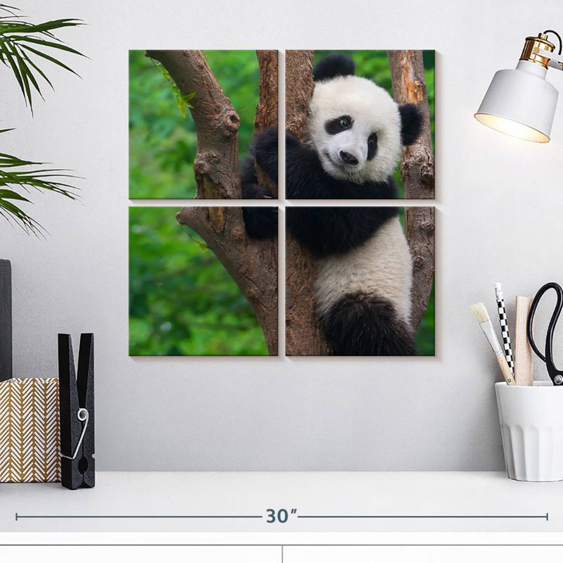 Bramble adorable panda, H 18 po x l 18 po