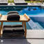 Banc de douche en teck de 29,52 po