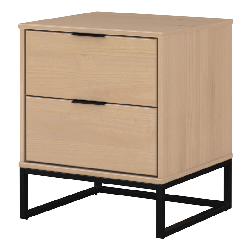 Trebino 50cm W Metal Bedside Table