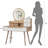 Makeup Vanity Desk with Led Mirror