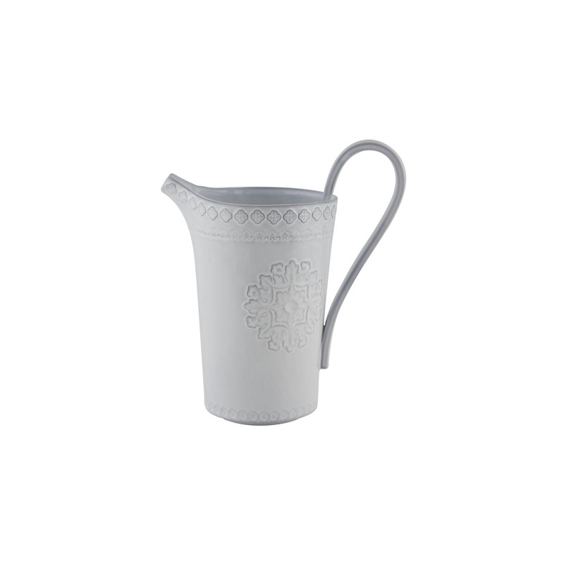 Rua Nova Earthenware Pitcher, Antique White