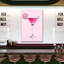 Impression sur toile rose martini-1817565577